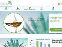 Tablet Screenshot of nectevia.com